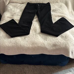 7 For All Mankind Women's Black Corduroy Jeans